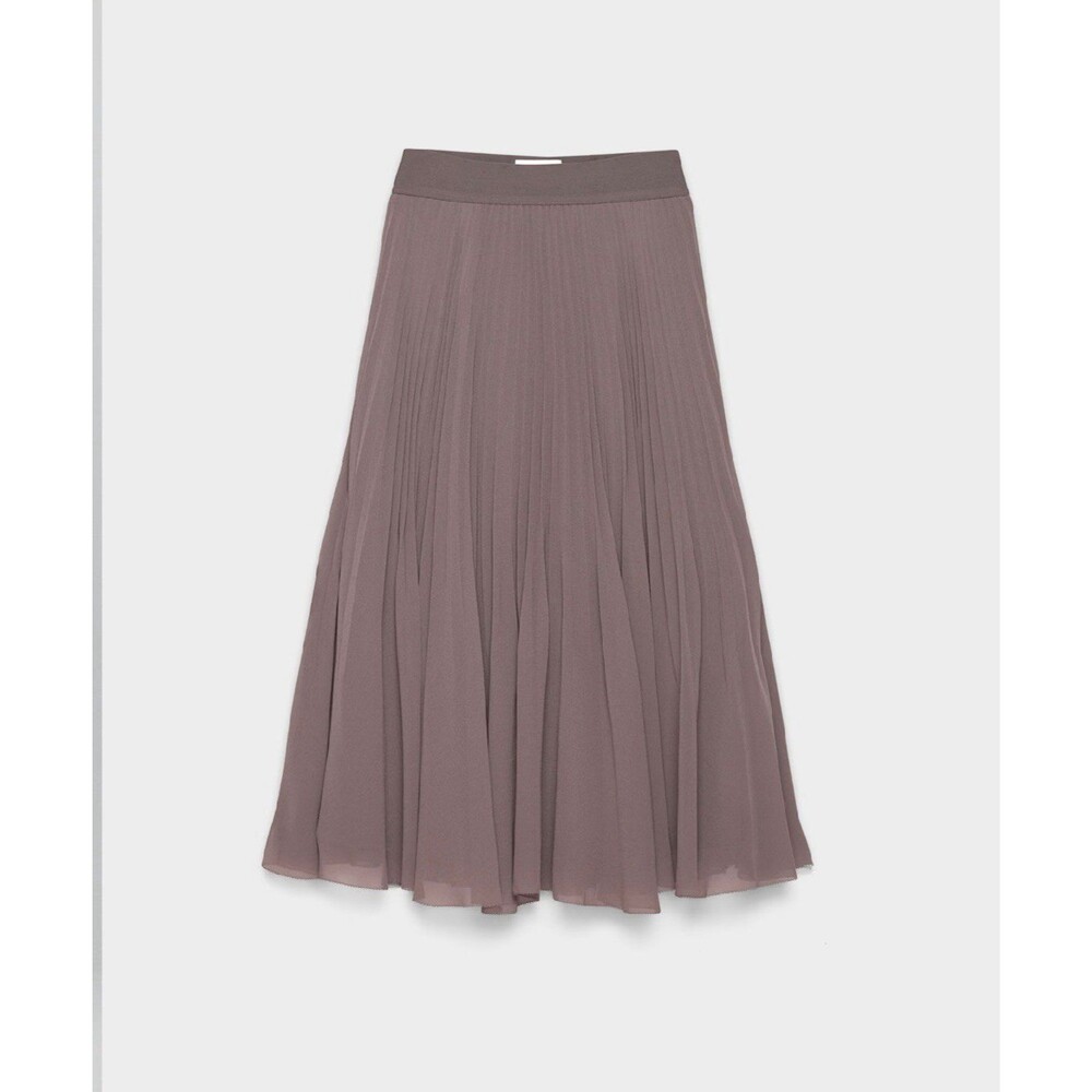EUC Aritzia Wilfred Twirl Skirt in Smoked Eggplant Size M - Picture 2 of 7